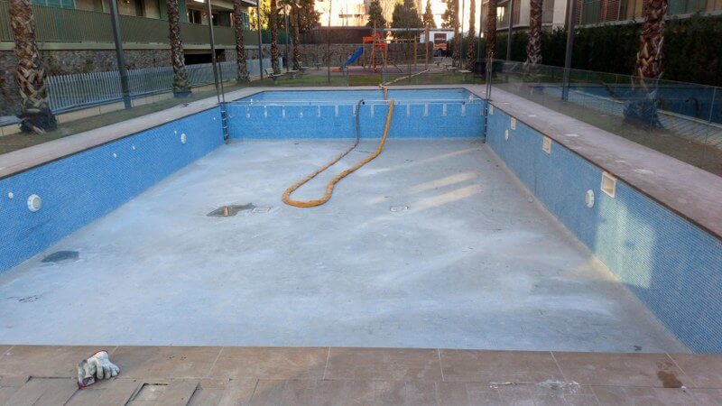Losa de la piscina