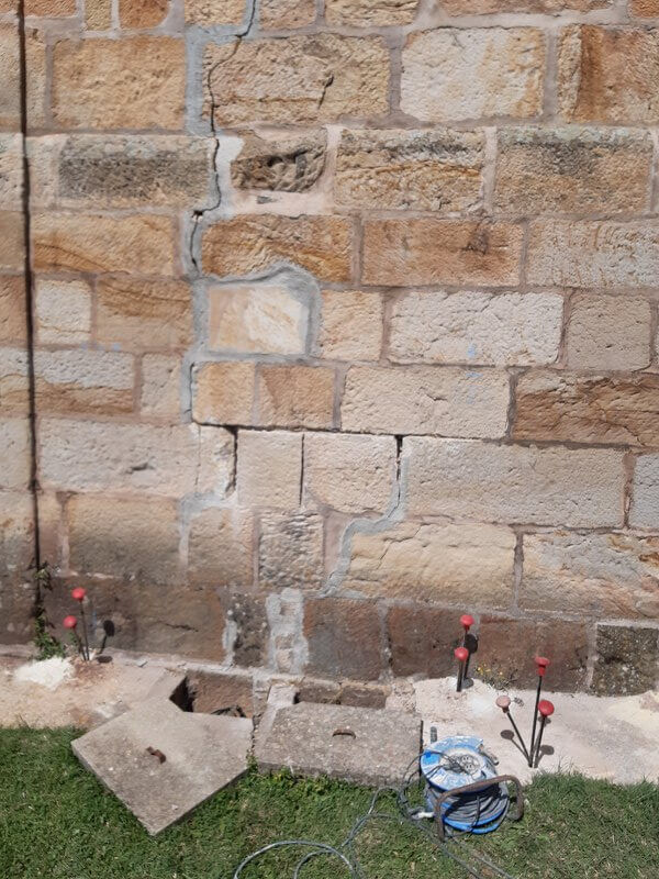 Inyecciones en la fachada