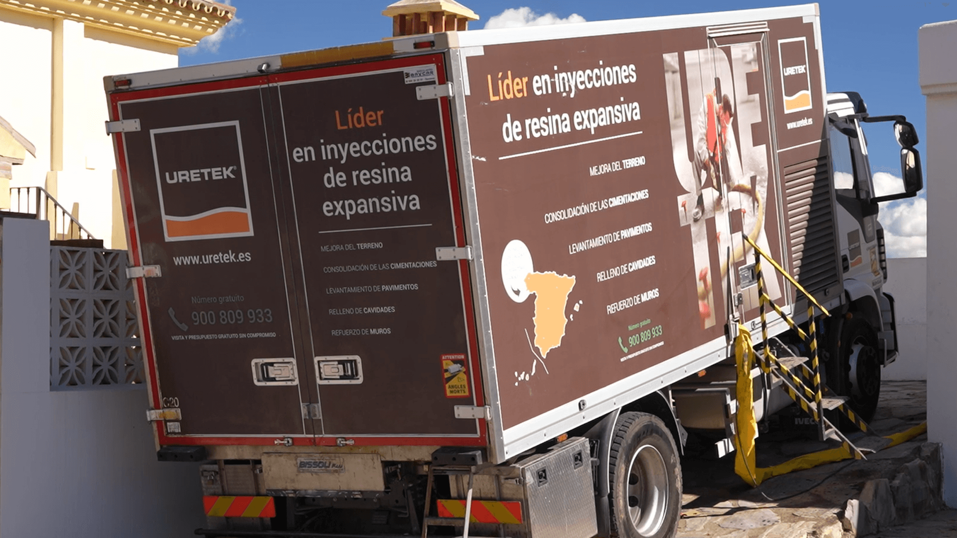Llegada a la obra