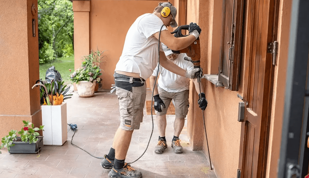 Inserción de los tubos