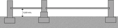FIG.2: Sección del forjado sanitario tratado