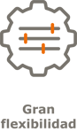 Gran flexibilidad