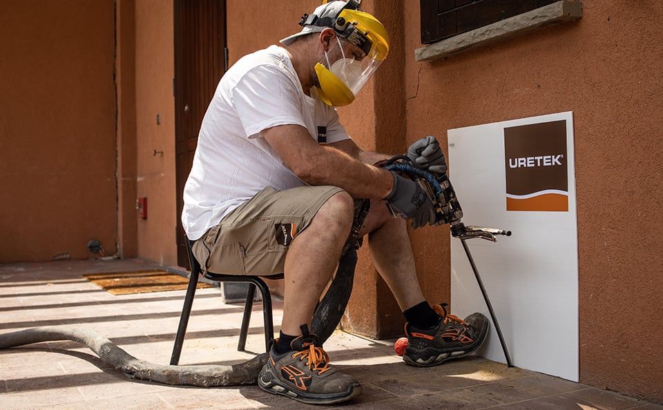 Injection de résines