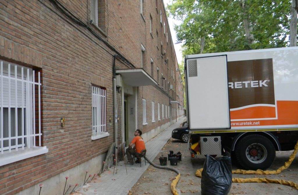Inyección de resina