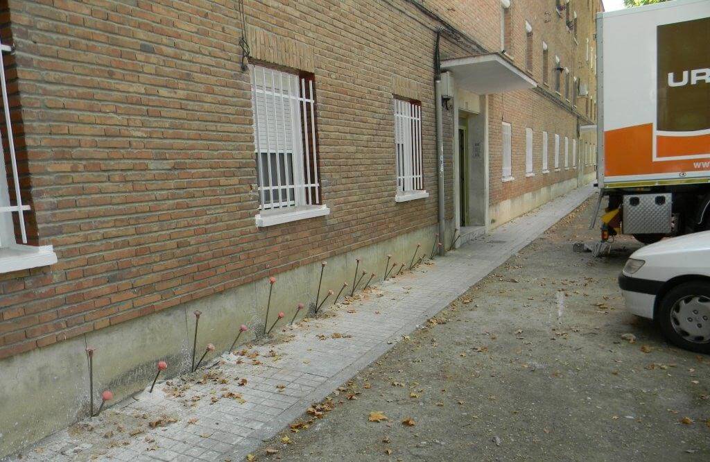 Malla de inyección