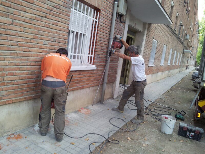 Perforación del terreno