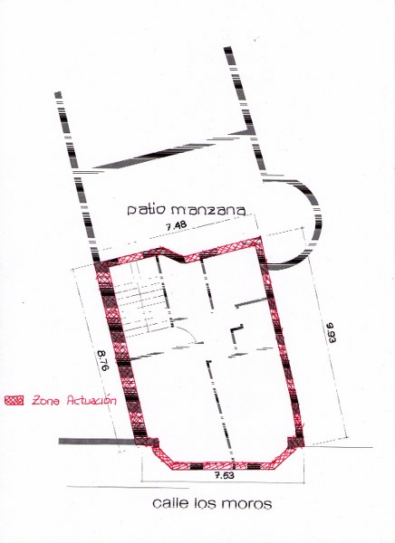 Plano de la zona de intervención