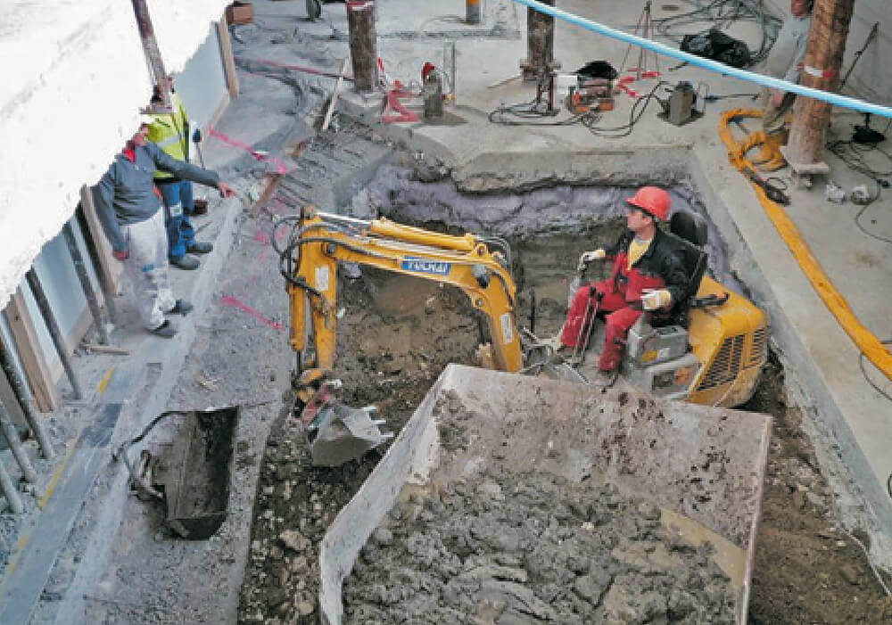 Filtraciones de agua en el terreno de cimentación