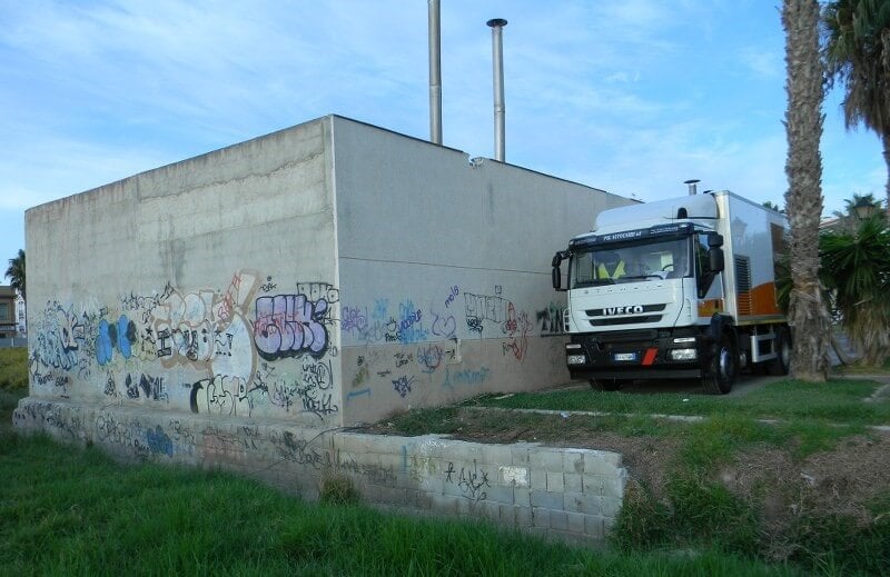 Camión taller de Uretek