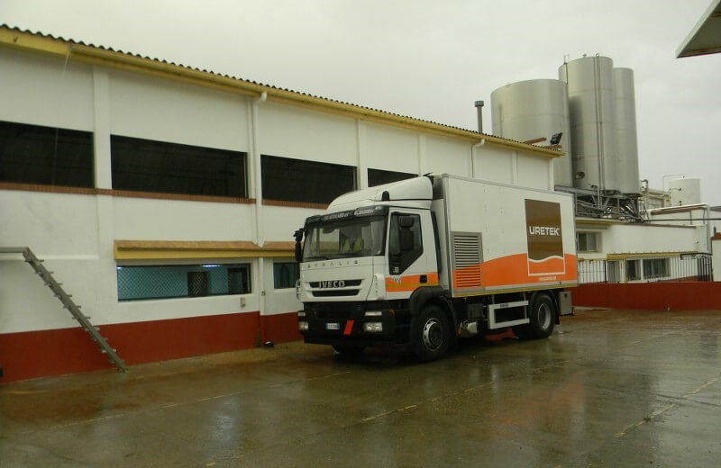 Camión de Uretek