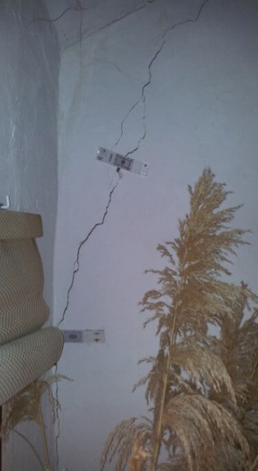 Grietas en las paredes