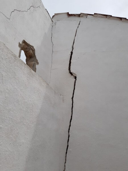 Grietas en las paredes
