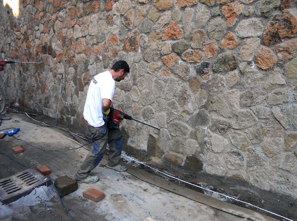 Perforación del muro