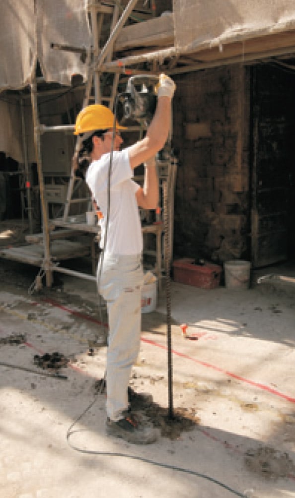 Perforación del terreno