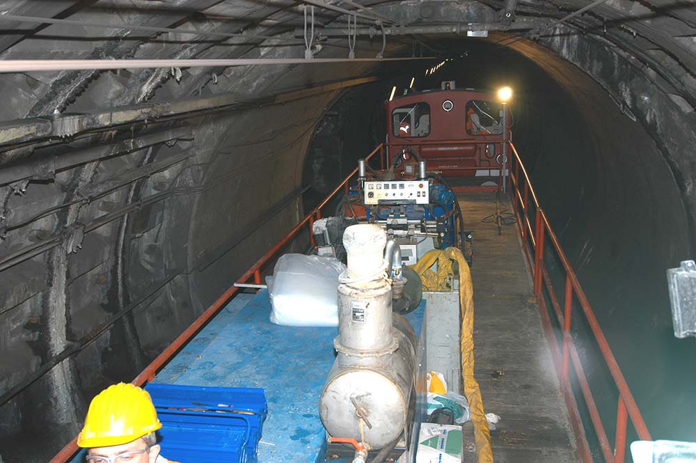 Interior del túnel