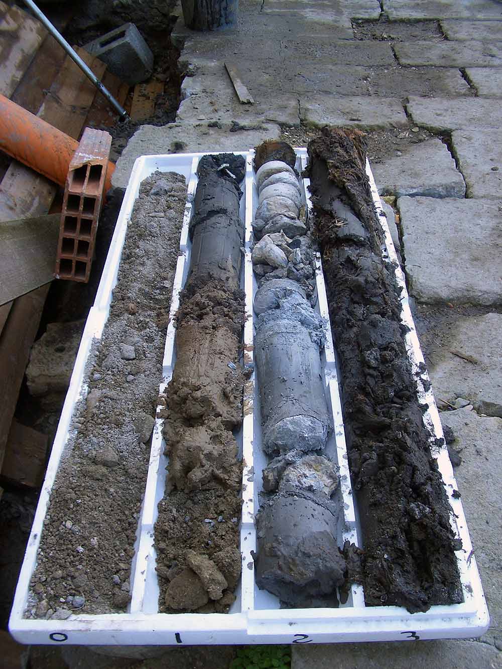 Muestras del terreno
