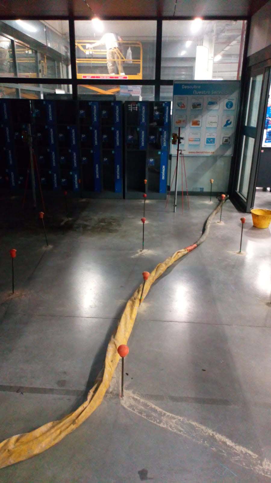 Inyecciones de resina en la parte exterior