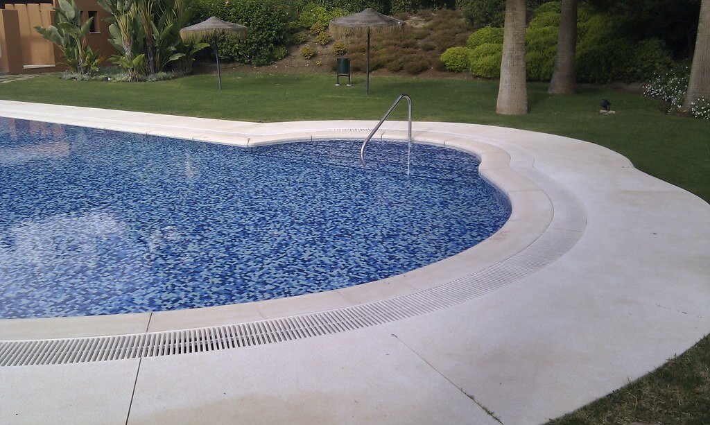 Superficie de la piscina