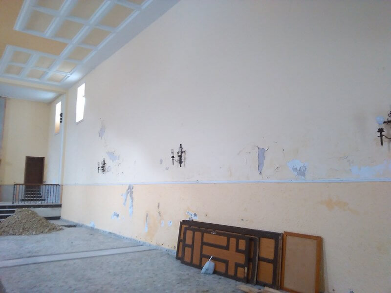 Interior de la ermita