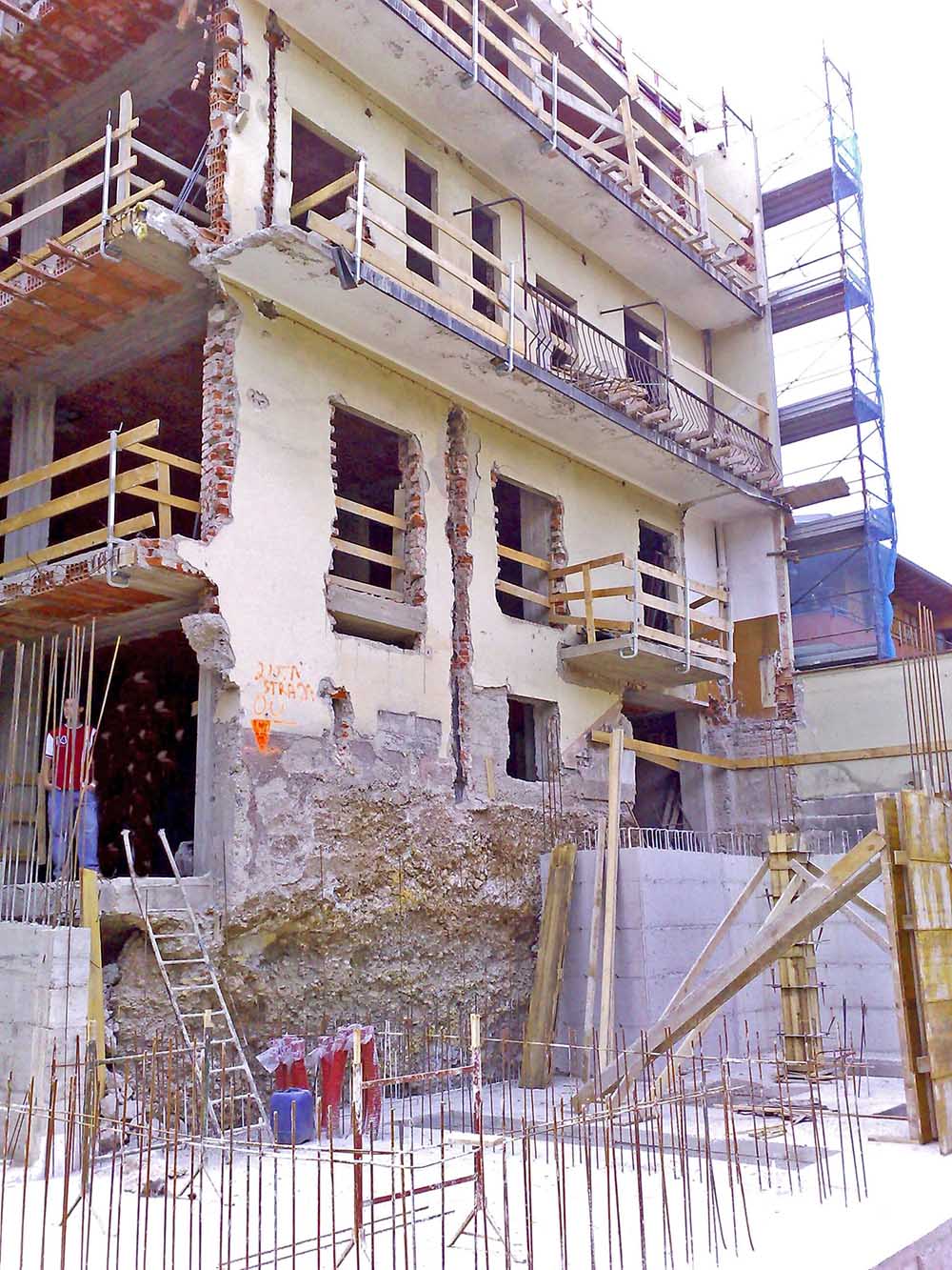 Construcción del edificio