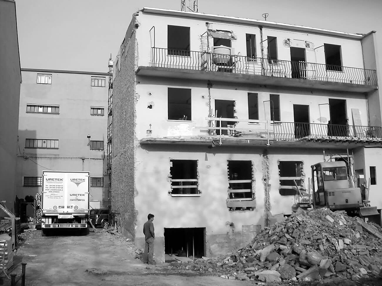Foto antigua del edificio