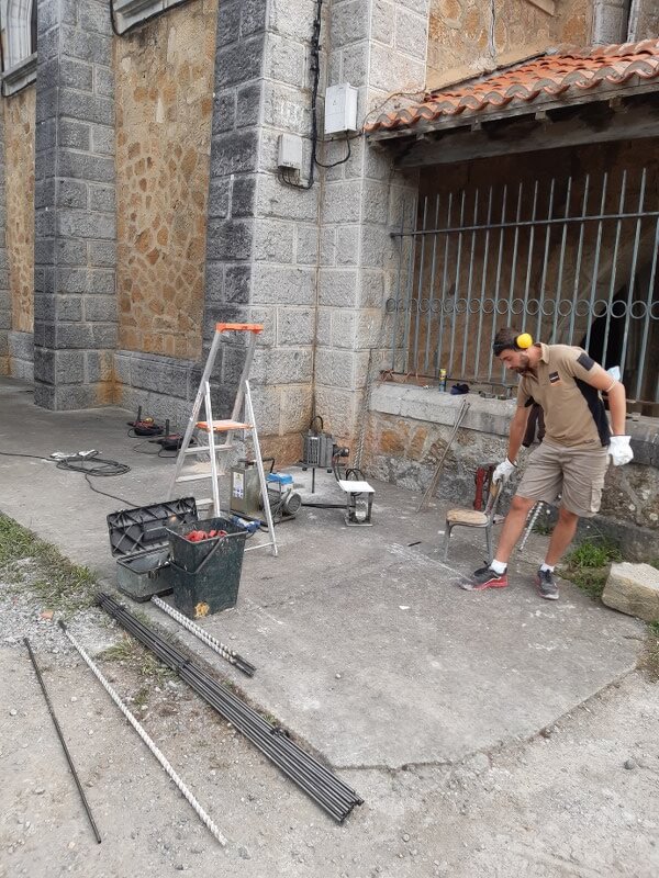 Zona de la intervención
