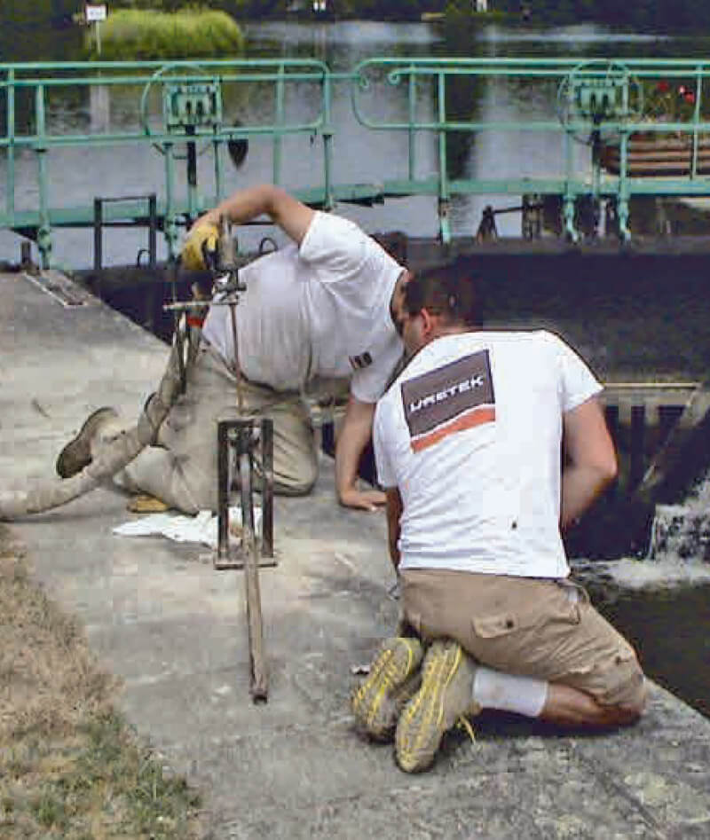 Realización de ensayo penetrométrico