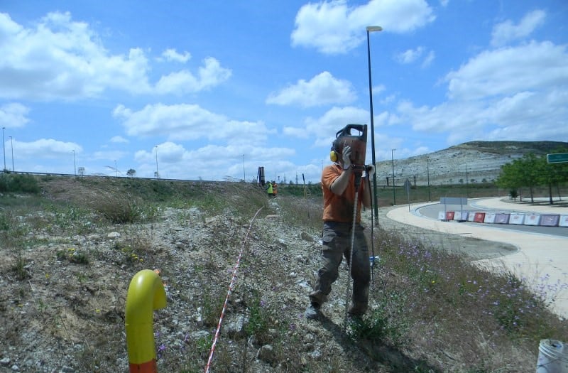 Perforación del terreno