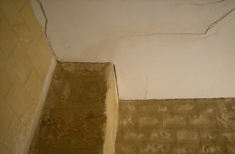 Grietas en el techo