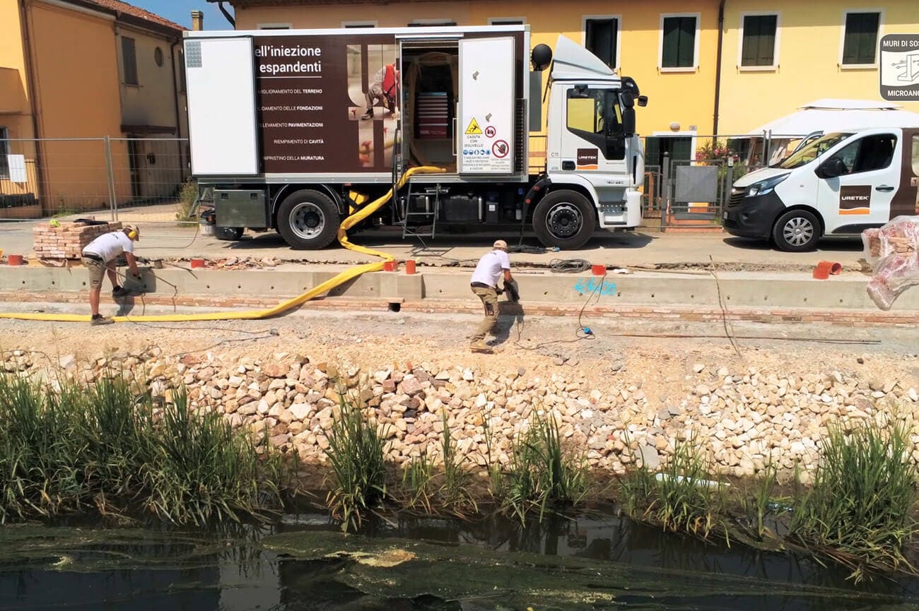 Consolidación del terreno de cimentación de un terraplén